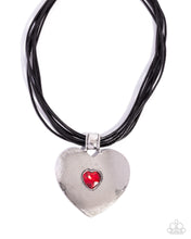 Load image into Gallery viewer, Galentines Day - Red (Heart) Necklace