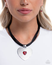 Load image into Gallery viewer, Galentines Day - Red (Heart) Necklace