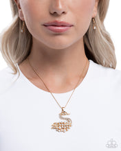 Load image into Gallery viewer, Swan Shimmer - Gold Necklace