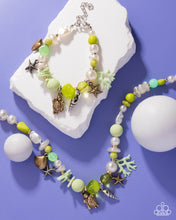 Load image into Gallery viewer, Oceanic Organization - Green Turtle Set: Oceanic Operation - Green Necklace and Oceanic Outfit - Green Bracelet (BB-GR-LO)