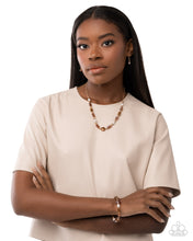 Load image into Gallery viewer, Allegro Assumption - Brown Complete Look: Adorably Allegro - Brown Necklace and Allegro Admiration - Brown Bracelet (BB-BN-LK)