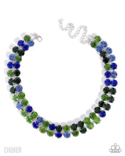 Load image into Gallery viewer, Colorful Charm - Green Choker Necklace