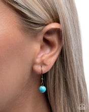 Load image into Gallery viewer, Heavenly Color - Brass (Turquoise/Heart) Cross Necklace