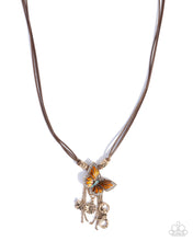 Load image into Gallery viewer, Whimsical World - Orange (Butterfly) Necklace