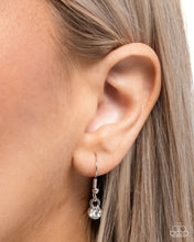 Load image into Gallery viewer, Hockey Game - White (Rhinestone) Necklace