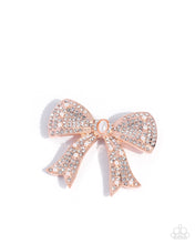 Load image into Gallery viewer, Bow Bravado - Rose Gold (Bow) Brooch