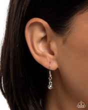 Load image into Gallery viewer, Loveable Landmark - Black (Cord) - Smoky Rhinestone Heart Necklace