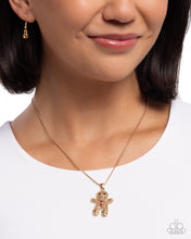 Load image into Gallery viewer, Gingerbread Glam - Gold Necklace