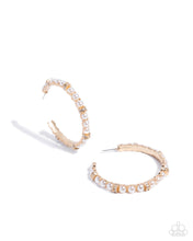 Load image into Gallery viewer, Classical Ballet - Gold (White Pearl) Earring