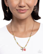 Load image into Gallery viewer, Hummingbird History - Pink Necklace