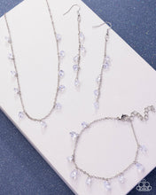 Load image into Gallery viewer, Completely Courted - White (Rhinestone):Courting Ceremony - White Necklace,Courting Crush - White Bracelet and Courting Custom - White Earring (BB-WT-MD)