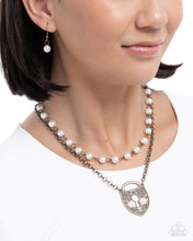 Load image into Gallery viewer, Leisurely Locked - Brass Necklace