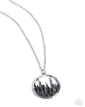 Load image into Gallery viewer, Sharp Skyscrapers - Silver (Cityscape) Necklace