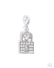 Load image into Gallery viewer, Committed Chic - White (Rhodium) Charm