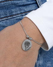 Load image into Gallery viewer, Personalized Bouquet - January - Silver Bracelet