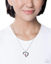 Load image into Gallery viewer, Heavenly Honor - Red (Rhinestone Cross) Necklace