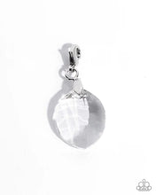 Load image into Gallery viewer, Transparent Theme - Rhodium Plated White Crystal Charm
