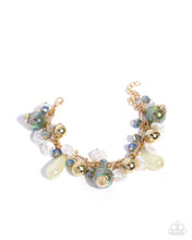 Load image into Gallery viewer, Dreamy Duet - Green Set: Dreamy Decadence - Green Necklace and Dreamy Delivery - Green Bracelet (BB-GR-NG)