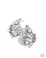 Load image into Gallery viewer, Aerial Angle - White (Butterfly) Post Earring