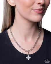 Load image into Gallery viewer, Serene Style - Rhodium Plated Silver-Pronged Gem Charm