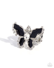 Load image into Gallery viewer, Bewitching Butterfly - Black (Butterfly) Ring
