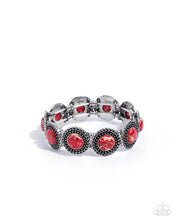 Load image into Gallery viewer, Intoxicating Texture - Red (Marbled Stone Bracelet