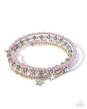 Load image into Gallery viewer, Stellar Stack - Purple(Star Pendant) Bracelet