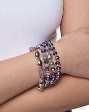 Load image into Gallery viewer, Polished Preparation - Purple Bracecet