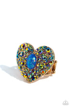 Load image into Gallery viewer, Bejeweled Beau - Blue Ring (LOP-1123)