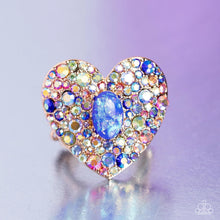 Load image into Gallery viewer, Bejeweled Beau - Blue Ring (LOP-1123)
