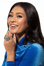 Load image into Gallery viewer, Bejeweled Beau - Blue Ring (LOP-1123)