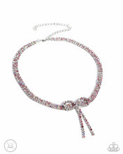 Load image into Gallery viewer, Buckingham Bow - Pink (Bow) Choker Necklace (LOP-0225)
