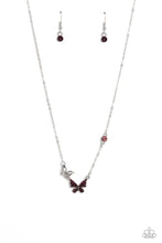 Load image into Gallery viewer, Can't BUTTERFLY Me Love - Purple Necklace