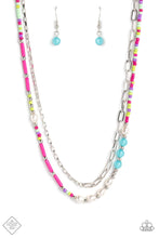 Load image into Gallery viewer, Coastal Composition - Pink Necklace (SS-0123)