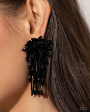 Load image into Gallery viewer, Congratulatory Charm - Black Earring (LOP-0624)