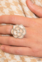 Load image into Gallery viewer, Debonair Delight - White (Pearl) Ring (FFA-0124)