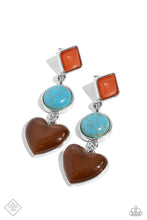 Load image into Gallery viewer, Desertscape Debut - Brown Post Earring (SSF-1223)