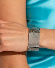 Load image into Gallery viewer, Disco Dame - White (Rhinestone) Bracelet (LOP-0824)