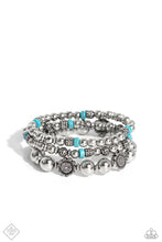 Load image into Gallery viewer, Garden Party Passion - Blue Bracelet (SSF-1123)