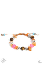 Load image into Gallery viewer, Garden Party Pattern - Orange Bracelet (SSF-1123)