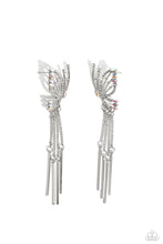 Load image into Gallery viewer, A Few Of My Favorite WINGS - White  (Iridescent) Butterfly Earring
