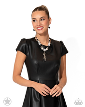 Load image into Gallery viewer, Break A Leg! - Black and White Necklace