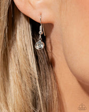 Load image into Gallery viewer, Lock Up Your Love - White (Rhinestone) Heart Necklace (LOP-0624)