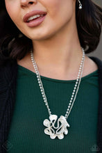 Load image into Gallery viewer, Pleated Power - White Necklace (FFA-1123)