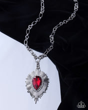 Load image into Gallery viewer, Sunburst State - Red Necklace (LOP-0926)