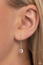 Load image into Gallery viewer, Talking to the Moon - Silver (Smoky Teardrop) Necklace