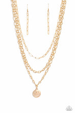 Load image into Gallery viewer, Winking Wanderer - Gold Necklace