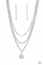 Load image into Gallery viewer, Winking Wanderer - Silver Necklace