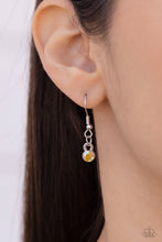 Load image into Gallery viewer, Tabloid Treasure - Yellow (Iridescent) Necklace