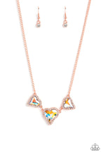 Load image into Gallery viewer, State of the HEART - Copper (Iridescent Heart) Necklace